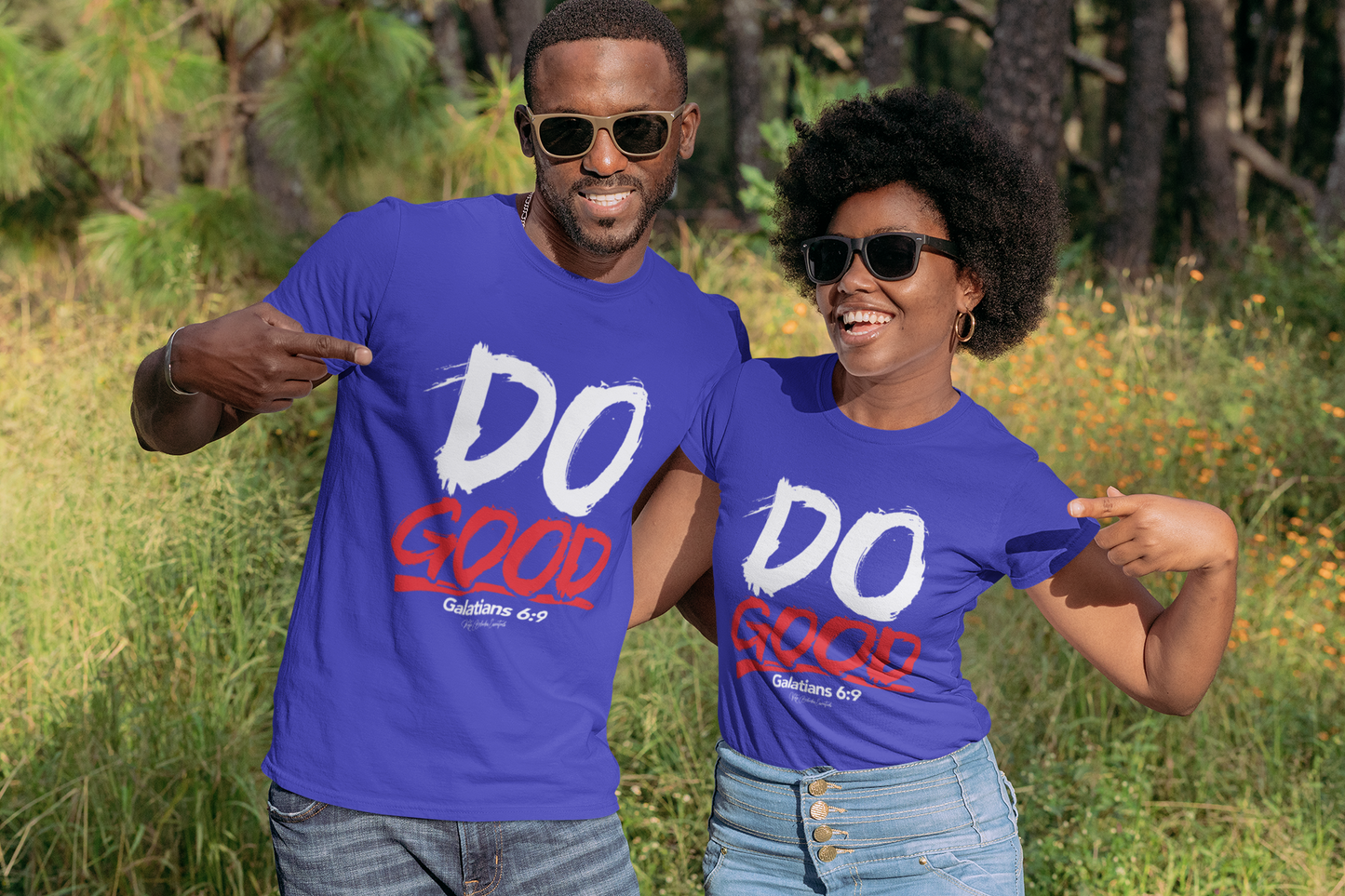 CLASSIC DO GOOD TEE White & Red Print